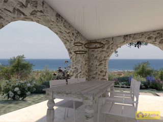 foto immobile Villa vista mare a Pescoluse, con piscina da completare n. 2