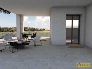 foto immobile Terreno con progetto per Villa e Piscina vista mare a Pescoluse  n. 5
