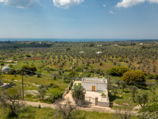 Villa vista mare a Pescoluse, a  3,5 km dalla spiaggia 