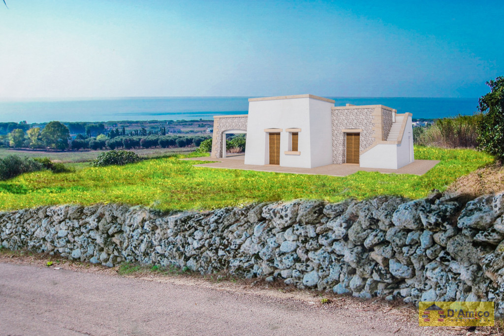 foto immobile Villa a rustico e Piscina vista mare, a Pescoluse n. 9