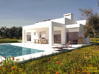 foto immobile Lotti di terreno edificabili con Ville vista mare a Pescoluse  n. 24