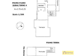 foto immobile Appartamento piano primo vista mare, a 100 metri dalla spiaggia n. 22