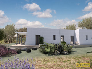 foto immobile Terreno con Lamione e progetto per Villa con Piscina a 5 km da Pescoluse n. 9