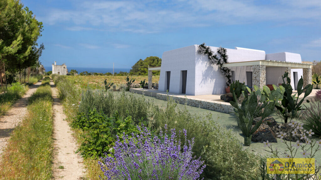 foto immobile Terreno vista mare con fabbricato rurale e progetto per Villa  n. 9