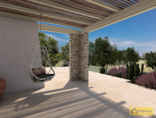 foto immobile Terreno vista mare con fabbricato rurale e progetto per Villa  n. 12