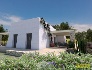 foto immobile Terreno vista mare con fabbricato rurale e progetto per Villa  n. 4