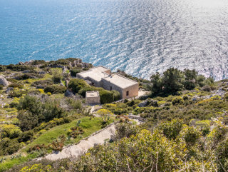 Villa with Pool overlooking the Adriatic Sea, between Santa Maria di Leuca and Ciolo Bridge