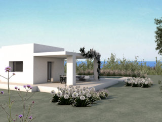Terreno con progetto per Villa e Piscina vista mare a Pescoluse
