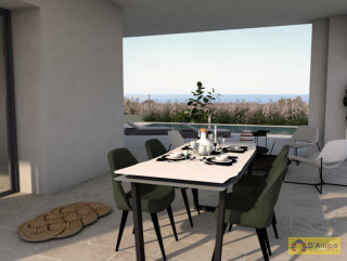 foto immobile Terreno con progetto per Villa e Piscina vista mare a Pescoluse n. 6