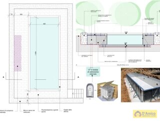 foto immobile Tipica Villa Vista Mare con Dependance e Progetto approvato per una Piscina. n. 53