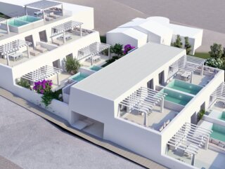 Sea Front Independent Apartments with Pool, Turnkey