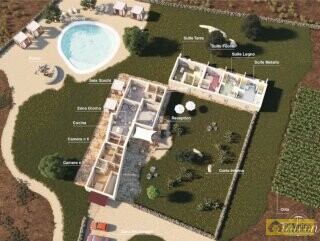 foto immobile Elegante Masseria del 1500, con Piscina, Immersa nel Verde n. 61