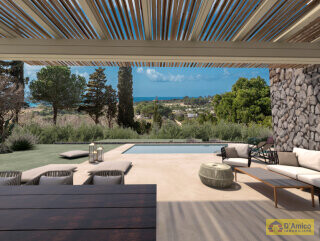 foto immobile Villa a rustico vista mare in vendita a Pescoluse n. 6