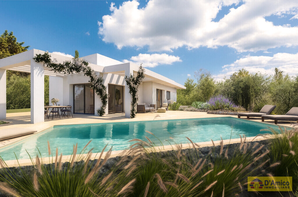 foto immobile Splendida villa con piscina vista mare da realizzare, con Guest House già pronta n. 9