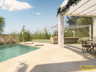 foto immobile Splendida villa con piscina vista mare da realizzare, con Guest House già pronta n. 4