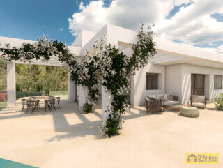 foto immobile Splendida villa con piscina vista mare da realizzare, con Guest House già pronta n. 7