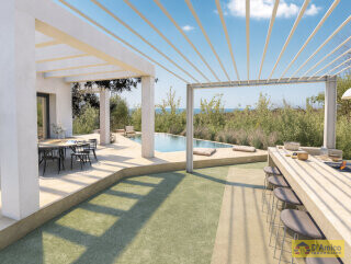 foto immobile Splendida villa con piscina vista mare da realizzare, con Guest House già pronta n. 9