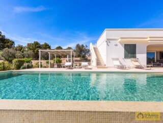 foto immobile Villa con Piscina vista mare a Pescoluse n. 7