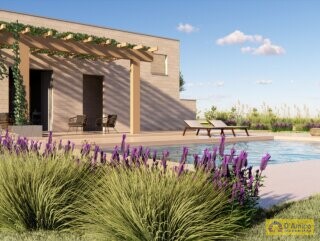 foto immobile Villetta vista mare con piscina, chiavi in mano a Pescoluse n. 2