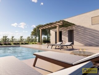 foto immobile Villetta vista mare con piscina, chiavi in mano a Pescoluse n. 3