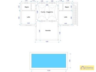 foto immobile Terreno con Progetto di VILLA e Piscina, vista mare, + 2 Lamioni n. 34