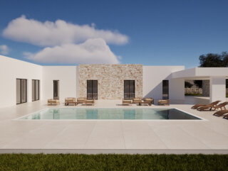 LUSSUOSA Villa con Piscina in fase di realizzazione