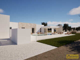 foto immobile LUSSUOSA Villa con Piscina in fase di realizzazione n. 10