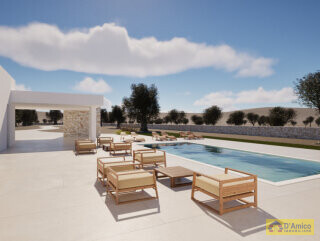 foto immobile LUSSUOSA Villa con Piscina in fase di realizzazione n. 2