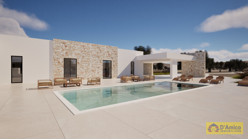 foto immobile LUSSUOSA Villa con Piscina in fase di realizzazione n. 9