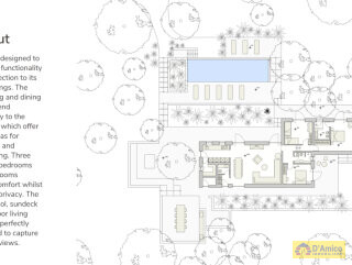 foto immobile Progetto per villa moderna con piscina e antichi trulli ad Ostuni n. 10