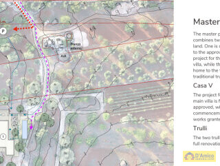 foto immobile Progetto per villa moderna con piscina e antichi trulli ad Ostuni n. 7