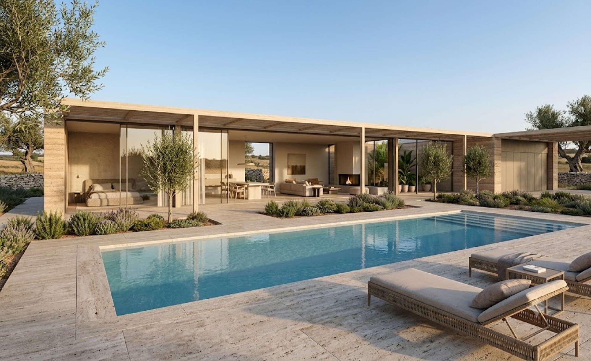 Terreno Vista Mare con Autorizzazioni per Luminosa Villa con Piscina - Castrignano del Capo