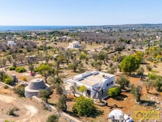 foto immobile Villa Panoramica, con pajara e vista mare, a Pescoluse n. 32