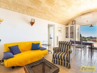 foto immobile Villa Panoramica, con pajara e vista mare, a Pescoluse n. 8