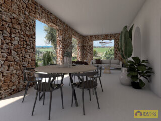 foto immobile Caratteristica villa a rustico con piscina, vista mare,  in vendita a Torre Vado n. 32