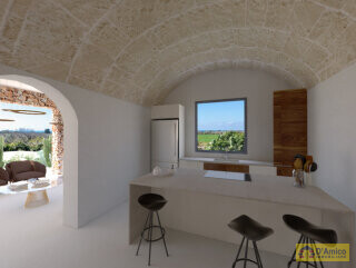 foto immobile Caratteristica villa a rustico con piscina, vista mare,  in vendita a Torre Vado n. 34