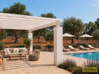 foto immobile Elegante Villa con Piscina di nuova costruzione a pochi minuti da Ostuni  n. 4