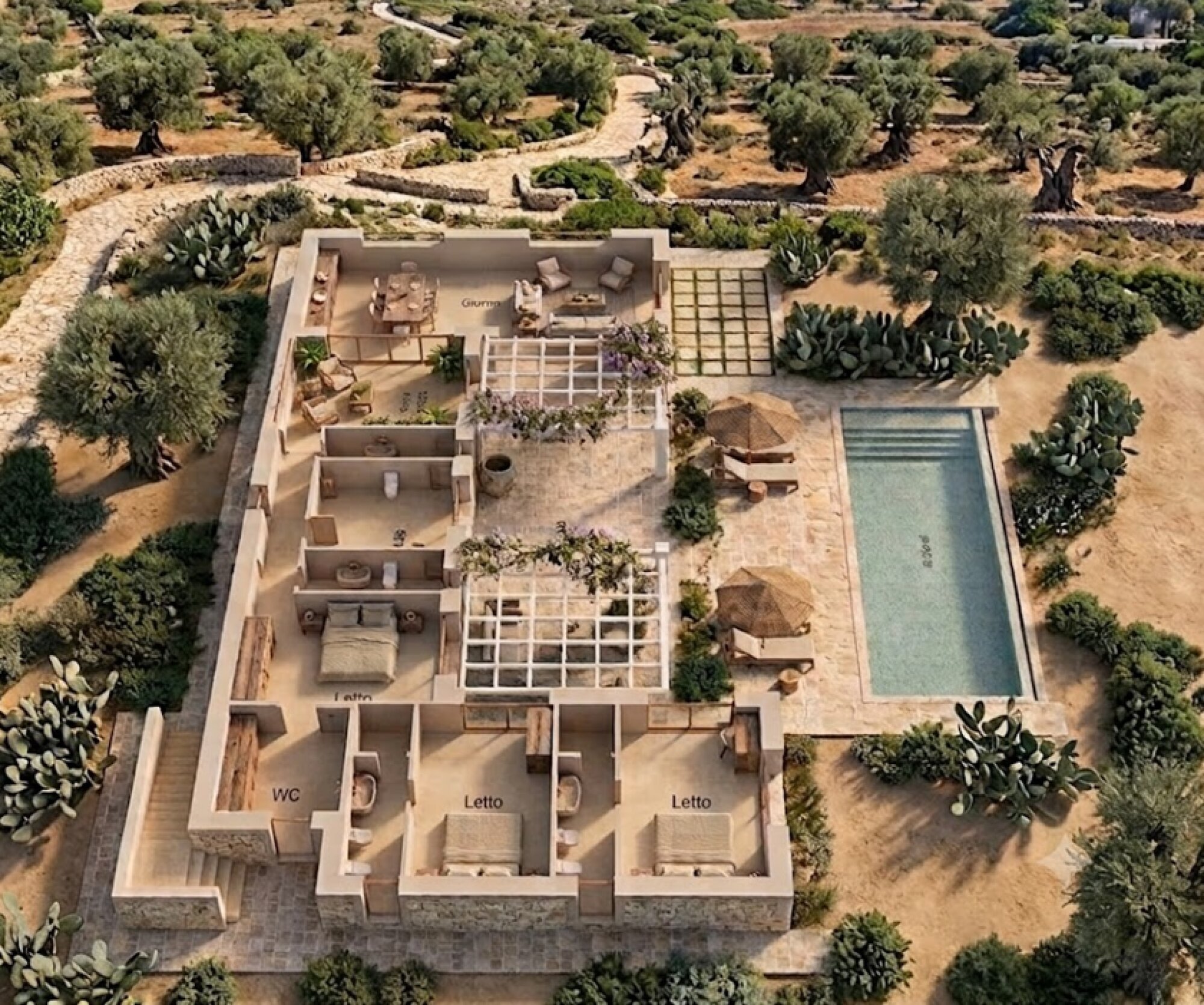 Terreno con Progetto approvato per Villa e Piscina a Torre Vado - Morciano di Leuca