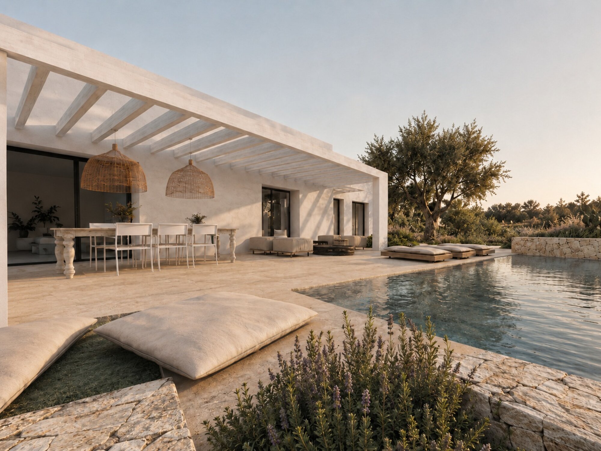 Villa a rustico con Piscina vista mare a Santa Maria di Leuca - Castrignano del Capo
