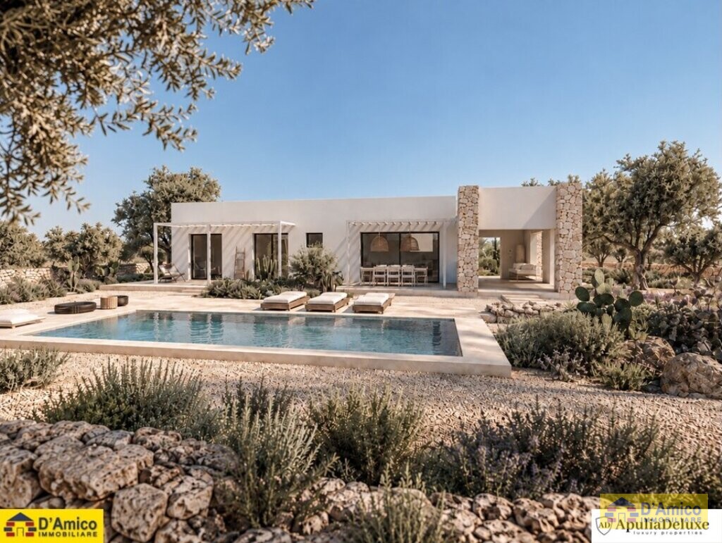 foto immobile Moderna Villa con piscina e Trullo a Carovigno n. 9